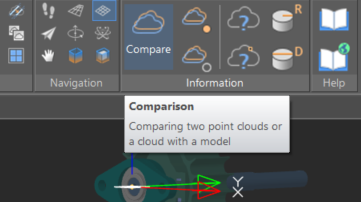 Comparison of point clouds